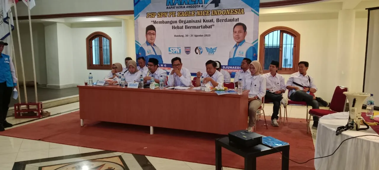 RAKERTA Ke-4 PSP SPN PT. Eagle Nice Indonesia Berlangsung Sukses di Bandung