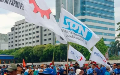 Ribuan Buruh Kepung DPR RI, Ultimatum Pemerintah Penuhi Enam Tuntutan