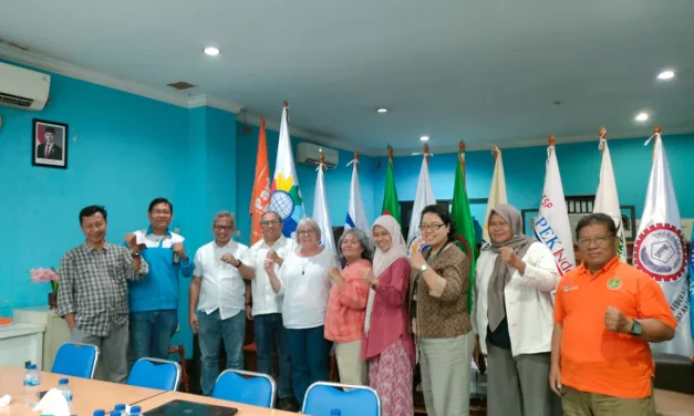 Carol Beaumont Bersama KSPI dan Partai Buruh Bahas Penguatan Pengorganisasian di Jakarta