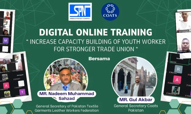 Digital Training SPN Coats Rejo Indonesia Meningkatkan Kapasitas Pekerja Muda dan Perempuan untuk Serikat Pekerja yang Lebih