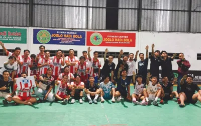 Pertandingan Persahabatan Futsal SPN: PT. Sam Kyung Jaya Garments vs PT. Woori Sukses Apparel