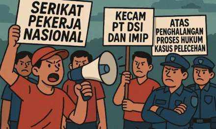 Serikat Pekerja Nasional Kecam PT DSI dan IMIP atas Penghalangan Proses Hukum Kasus Pelecehan