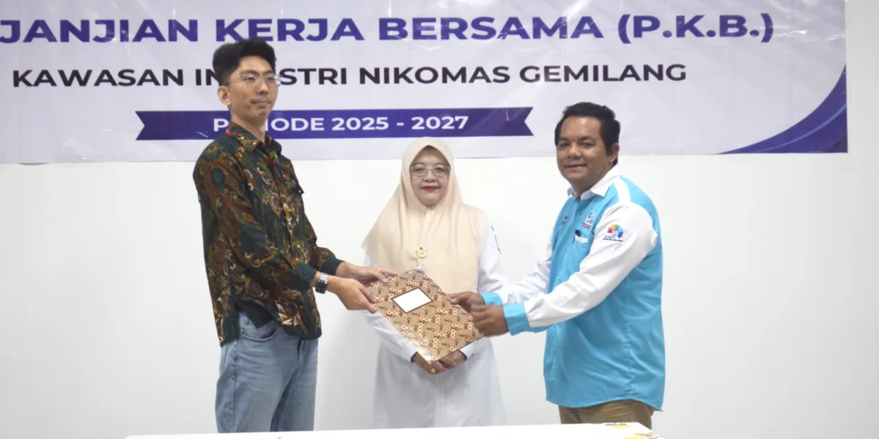 Penandatanganan PKB Nikomas Gemilang 2025-2027 Bukti Dialog Sosial yang Produktif di Kabupaten Serang