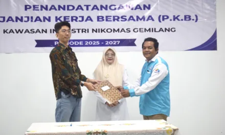Penandatanganan PKB Nikomas Gemilang 2025-2027 Bukti Dialog Sosial yang Produktif di Kabupaten Serang