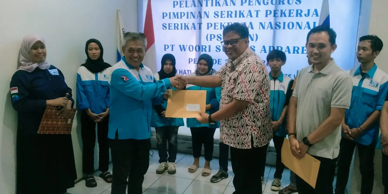 SAH! PSP-SPN PT. Woori Sukses Apparel Resmi Dilantik di Bergas