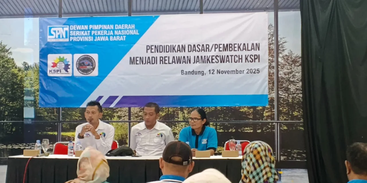 DPD SPN Jawa Barat Latih Relawan Jamkeswatch: Siap Kawal Kesehatan Buruh