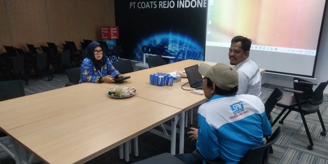 Disnaker Kota Bogor Kunjungi PT Coats Rejo Indonesia, Perkuat Hubungan Industrial dan Cegah Konflik Kerja