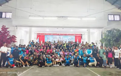 PEMBUKAAN TURNAMEN BULUTANGKIS SPN CUP 2025 PSP SPN KAWASAN INDUSTRI NIKOMAS GEMILANG