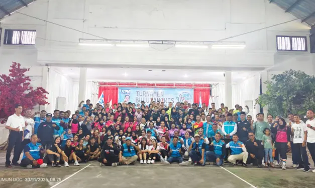 PEMBUKAAN TURNAMEN BULUTANGKIS SPN CUP 2025 PSP SPN KAWASAN INDUSTRI NIKOMAS GEMILANG