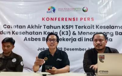 Buruh Soroti Lonjakan Kecelakaan Kerja dan Bahaya Asbes 2025