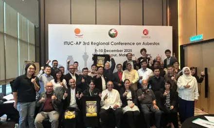 KSPI Gaungkan Misi Indonesia Bebas Asbes di Forum ITUC-AP Kuala Lumpur