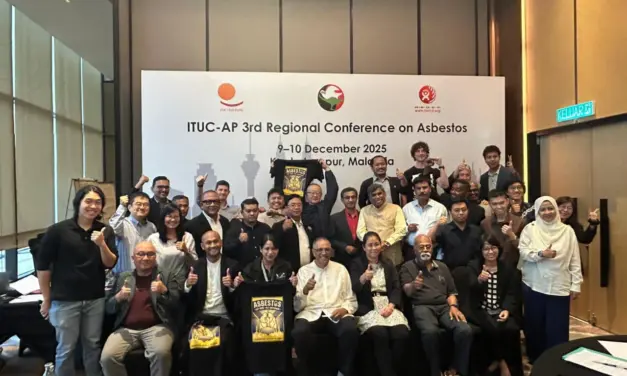 KSPI Gaungkan Misi Indonesia Bebas Asbes di Forum ITUC-AP Kuala Lumpur