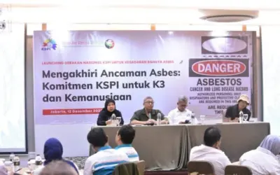 KSPI Resmi Luncurkan Program Nasional Bahaya Asbes 2025–2027