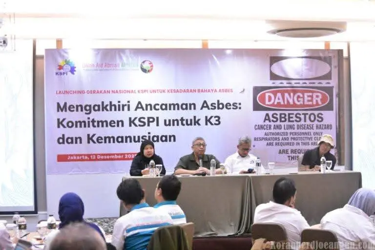 KSPI Resmi Luncurkan Program Nasional Bahaya Asbes 2025–2027