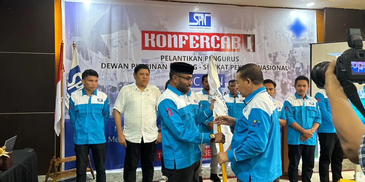 Pengurus DPC SPN Halmahera Tengah Resmi Dilantik, Siap Kawal Kesejahteraan Ribuan Buruh di Kawasan IWIP!