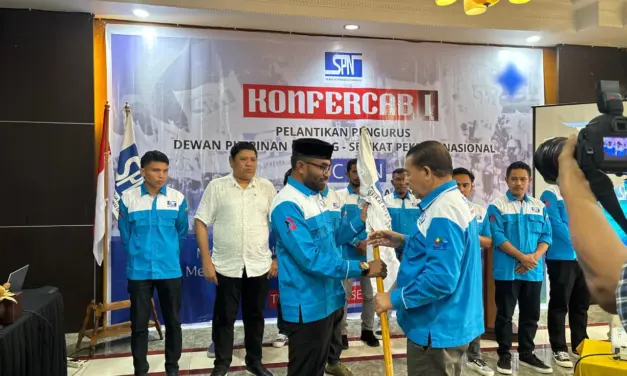 Pengurus DPC SPN Halmahera Tengah Resmi Dilantik, Siap Kawal Kesejahteraan Ribuan Buruh di Kawasan IWIP!