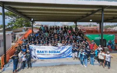 Sambut Natal dan Tahun Baru 2026, PSP SPN PT IWIP Gelar Aksi Bersih Lingkungan di Lelilef