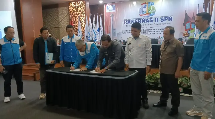 Perkuat Nasionalisme, DPP SPN dan FKBN Teken Kerja Sama Bela Negara
