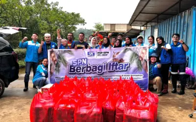 PSP SPN PT IWIP Bagikan 2.000 Takjil Pekerja Tambang Weda Bay