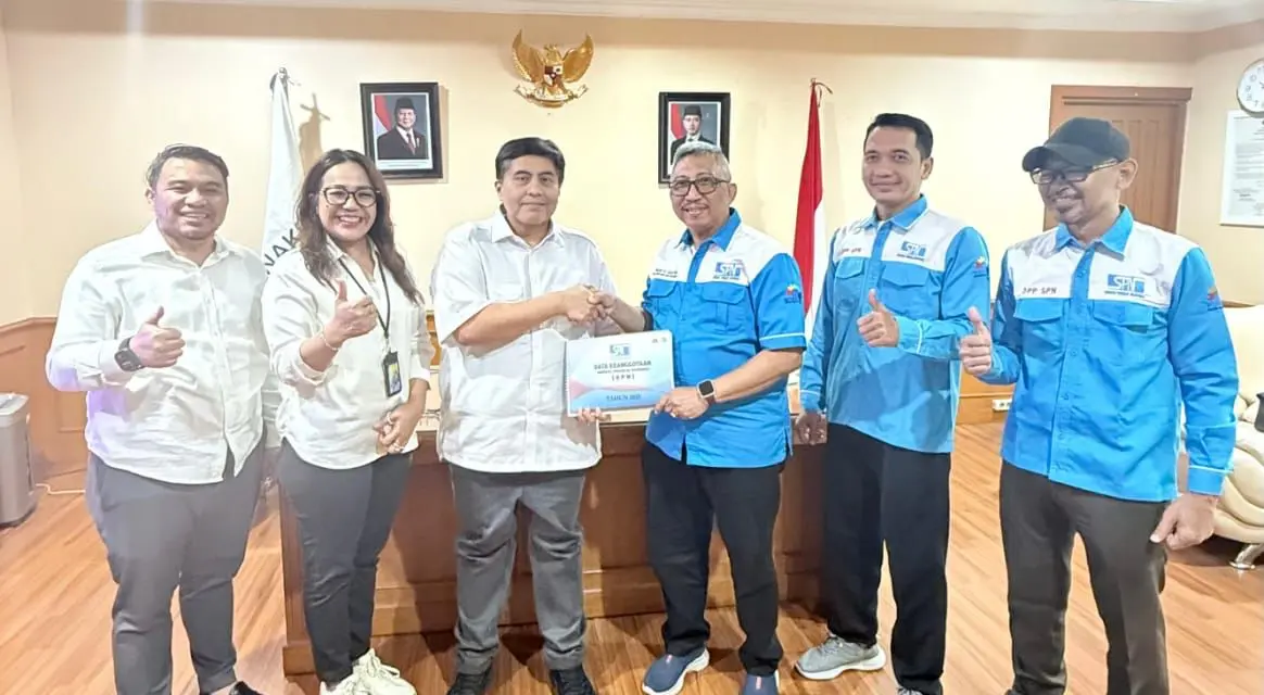 DPP SPN Serahkan Data Keanggotaan ke Kementerian Ketenagakerjaan