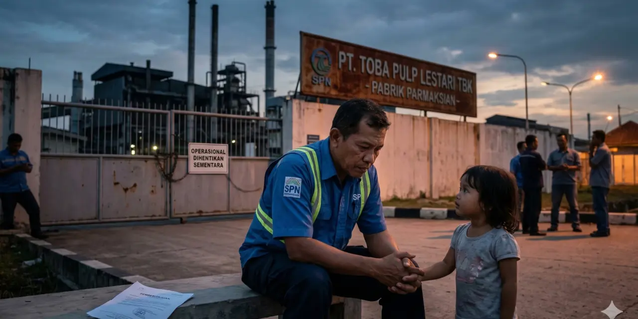 Toba Pulp Lestari Rumahkan Karyawan Akibat Cabut Izin PBPH