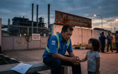 Toba Pulp Lestari Rumahkan Karyawan Akibat Cabut Izin PBPH