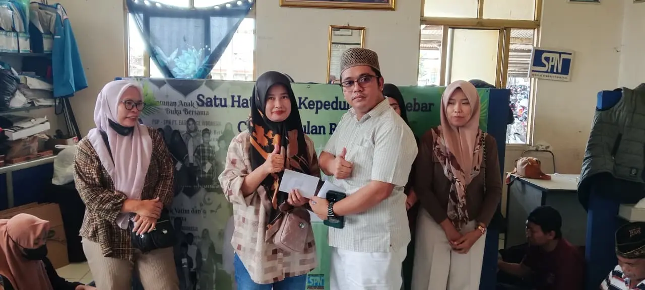 PSP SPN PT Eagle Nice Gelar Santunan Anak Yatim di Bulan Ramadan
