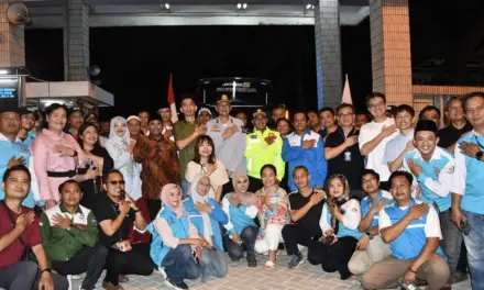 SPN Nikomas Gemilang Sukses Lepas Ratusan Bus Mudik Karyawan