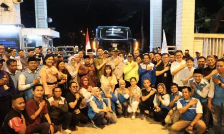 SPN Nikomas Gemilang Sukses Lepas Ratusan Bus Mudik Karyawan