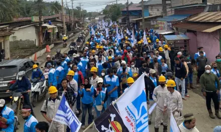 Aksi SPN IMIP Morowali: Ribuan Buruh Tuntut Perbaikan K3