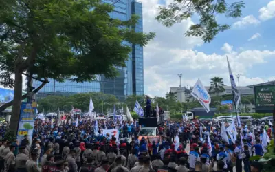 Pekerja Indomarco Kepung Kemenaker, 6 Tuntutan Buruh Temui Sepakat