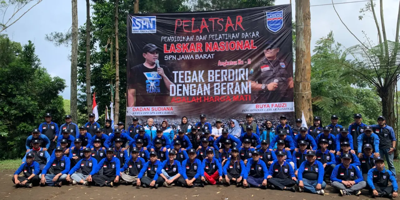 Pelatsar Laskar Nasional SPN Jabar Sukses Memperkuat Militansi Kader