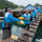 SPN Morowali Berbagi Sembako di Kepulauan Sambori
