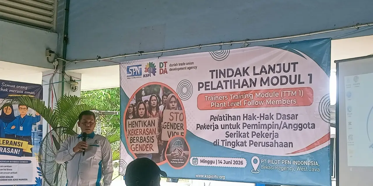 Cegah Kekerasan Berbasis Gender, SPN Edukasi Pekerja PT Pilot Pen Indonesia