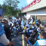 Aksi 1.000 Buruh SPN Morowali: Simbol Perjuangan Keadilan di Gerbang IMIP