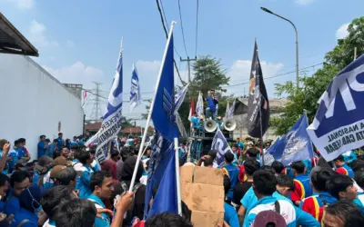 Aksi 3 Hari Berujung Kesepakatan, PSP SPN Indomarco Prismatama Lebak Hentikan Aksi Hari Ketiga