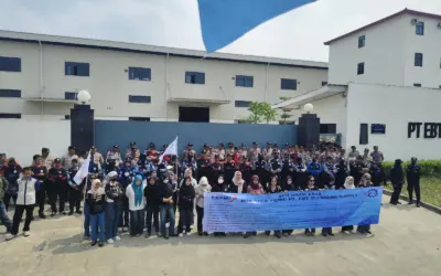 DPC SPN Kabupaten Serang Gelar Aksi Solidaritas di PT EBT Plumbing Supply