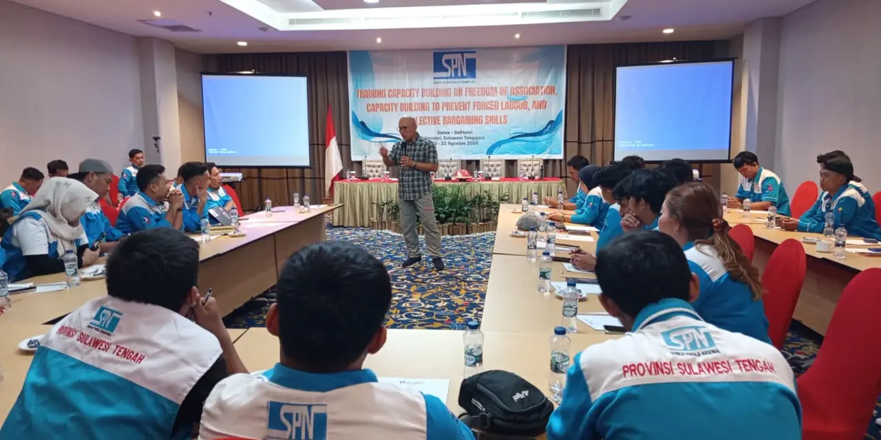 DPP SPN Gelar Pelatihan Pengurus Morowali, Cegah Kerja Paksa di Tempat Kerja