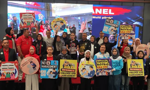 Mendesak Ratifikasi Konvensi ILO 190 Serikat Buruh Suarakan Dunia Kerja Bebas Kekerasan