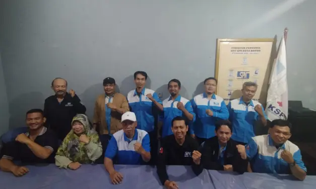 Operasional PT Unitex Berakhir, SPN Kota Bogor Rawat Silaturahmi Pekerja