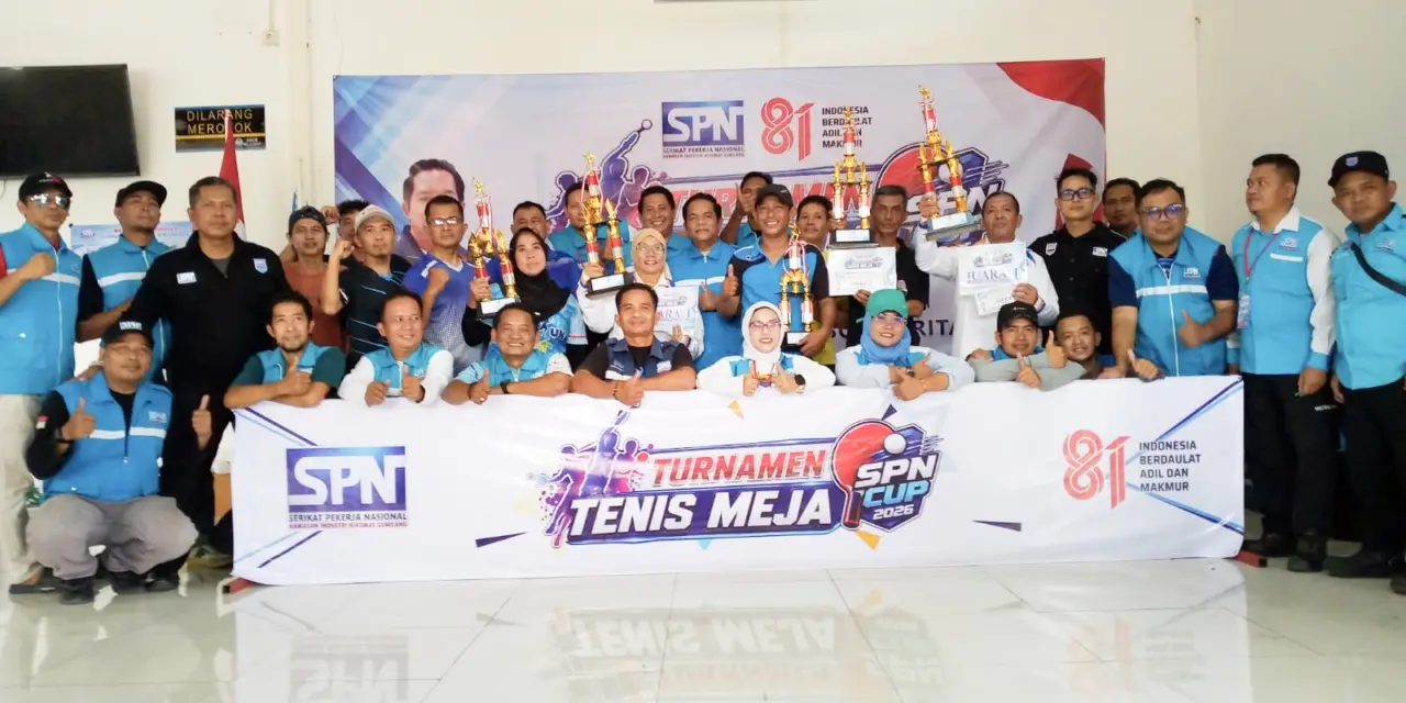 Pererat Silaturahmi Anggota, PSP SPN KING Gelar Turnamen Tenis Meja SPN Cup 2026