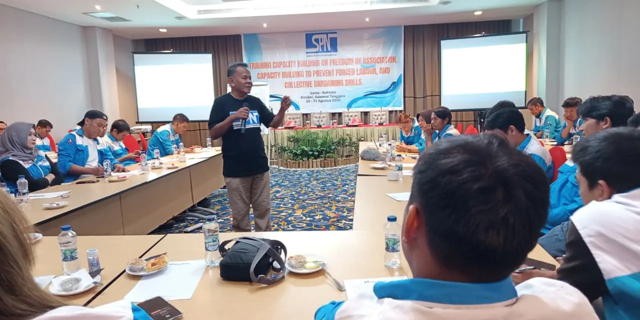 Perkuat Advokasi Buruh, SPN Morowali Gelar Pelatihan Hukum Ketenagakerjaan