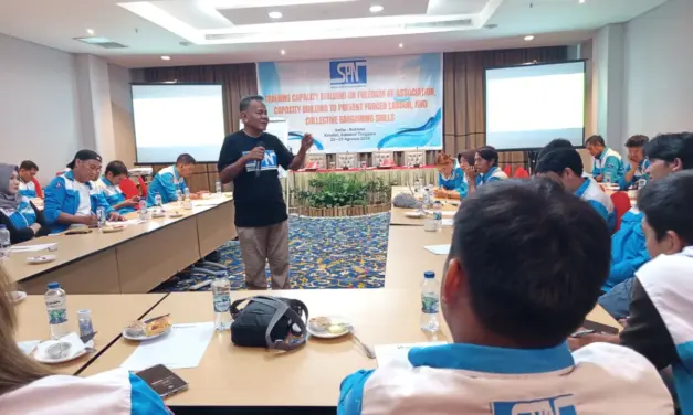 Perkuat Advokasi Buruh, SPN Morowali Gelar Pelatihan Hukum Ketenagakerjaan