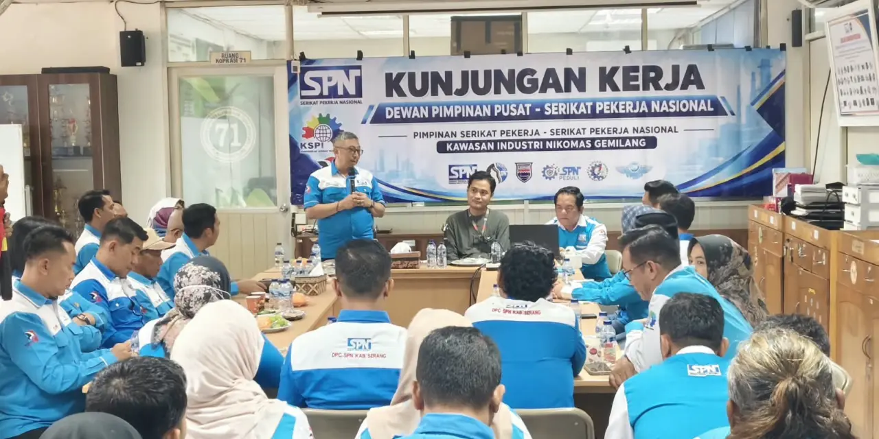 DPP SPN Perkuat Sinergitas Lewat Kunjungan Kerja ke Nikomas Gemilang