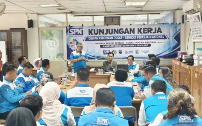 DPP SPN Perkuat Sinergitas Lewat Kunjungan Kerja ke Nikomas Gemilang