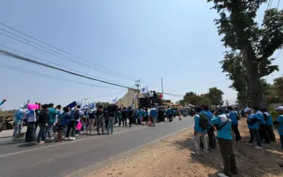Aksi Solidaritas SPN Jabar di PT VinFast, Soroti Dugaan Union Busting