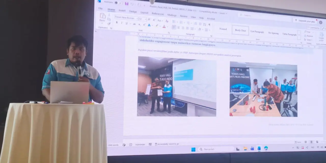 Rizky Fajar Santoso Paparkan Pemetaan PKB Berbasis HRDD di Bangladesh
