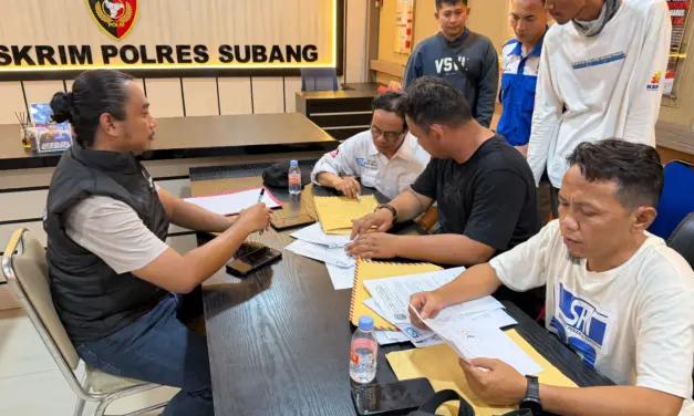 SPN Jabar Laporkan Dugaan Union Busting PT VinFast ke Polres Subang