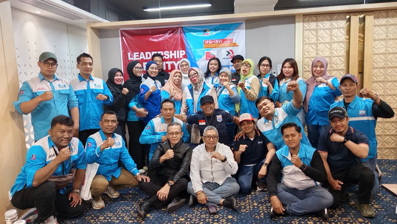 Foto bersama peserta pelatihan sayap organisasi SPN