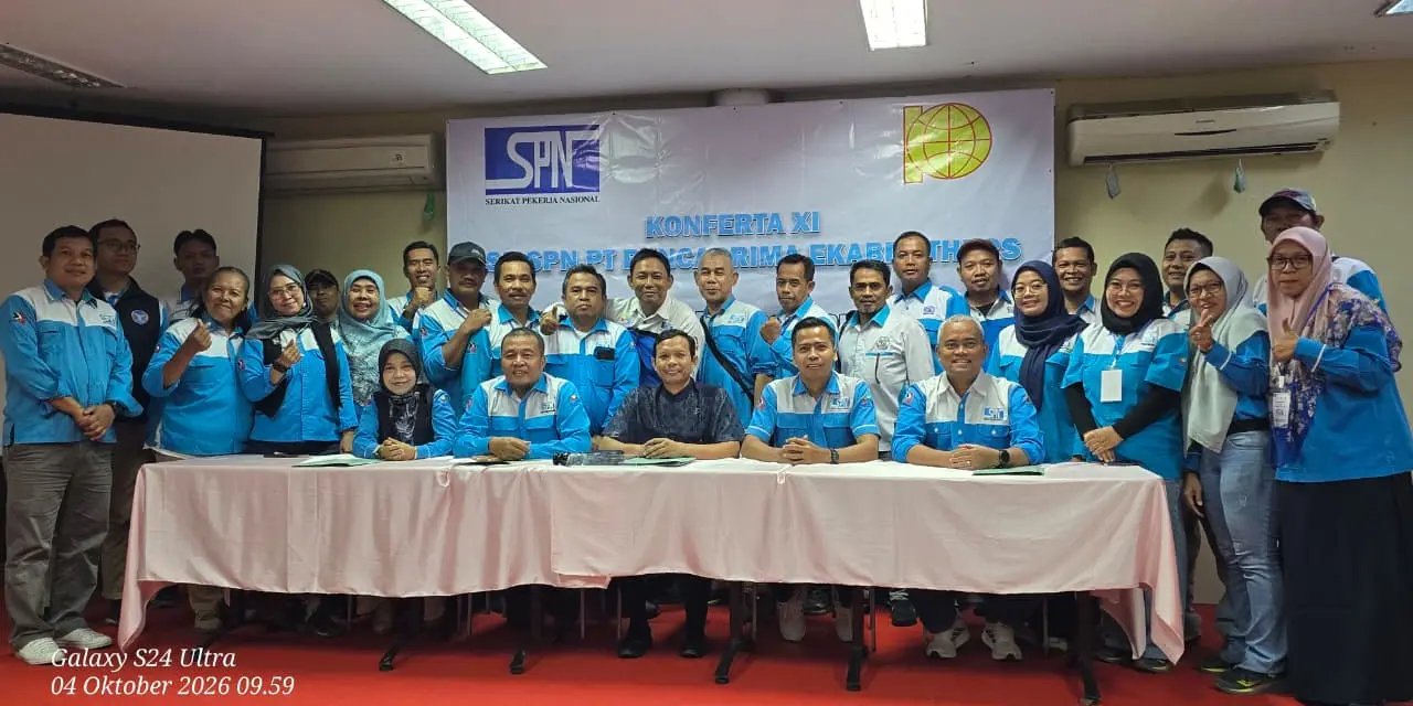 Konferta XI PSP SPN PT Pancaprima Ekabrothers Perkuat Perjuangan Kesejahteraan